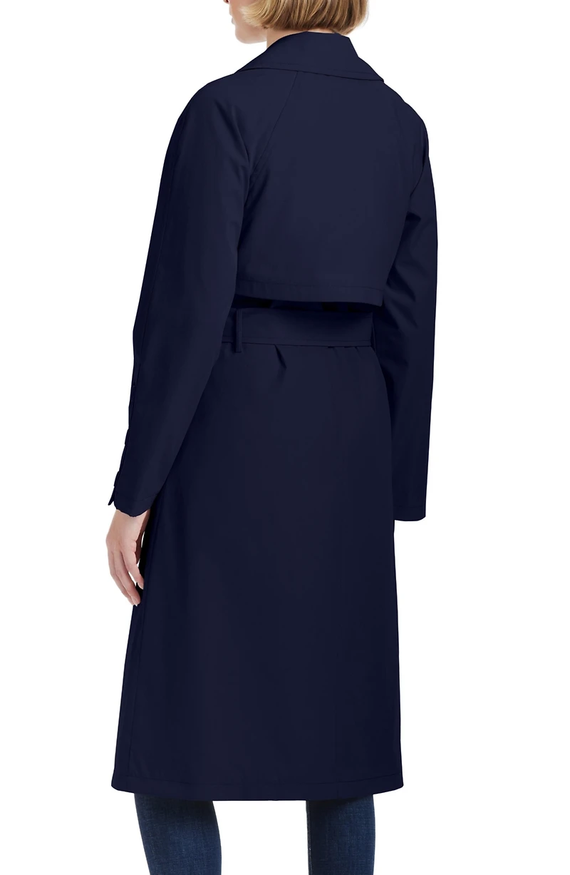 Kate Spade New York Women s Long Double-Breasted Trench Coat
