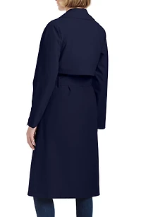 Kate Spade New York Women s Long Double-Breasted Trench Coat