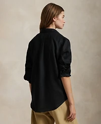 Polo Ralph Lauren Women's Classic-Fit 100% Linen Shirt