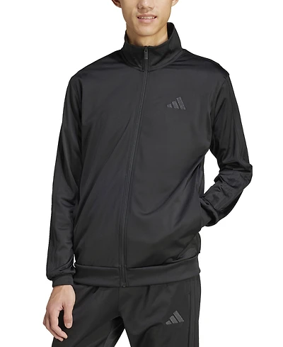 adidas Men's 3 Stripes Tricot Regular Track Top