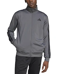 adidas Men's 3 Stripes Tricot Regular Track Top