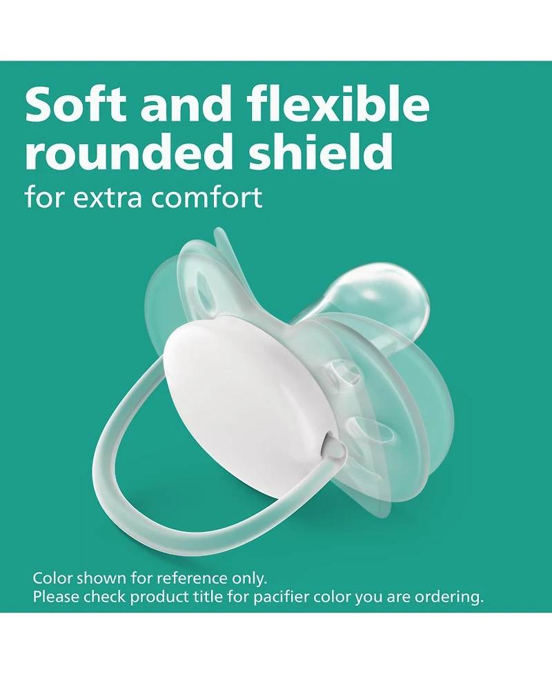 Philips Avent Ultra Soft Pacifier 6-18m, misty dawn / silk beige, 8 pack
