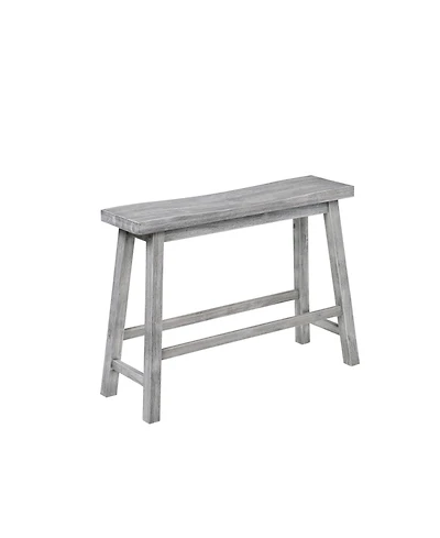 Saddle Design Wooden Bench – Rustic and Elegant Seating for Dining Room or Entryway