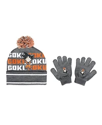 Dragon Ball Z Boys Goku Hat and Gloves Set