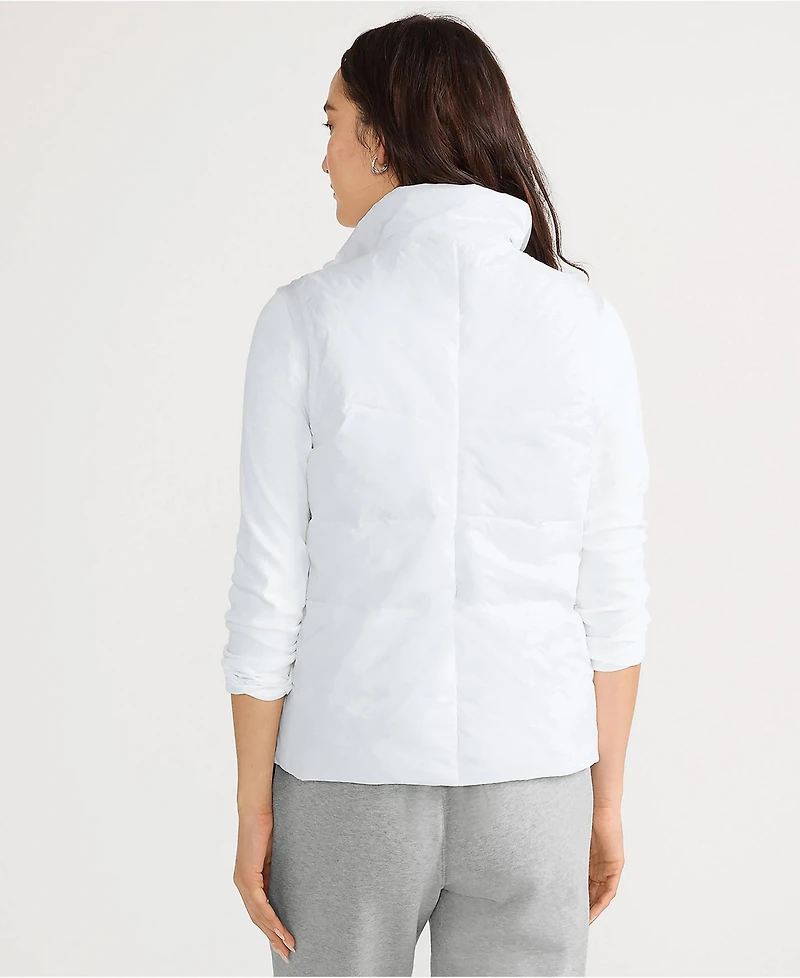 Lands' End Women's Wanderweight Reversible Packable Down Vest