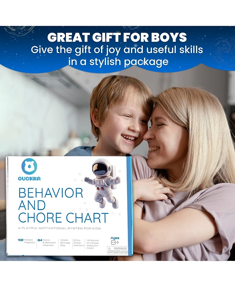 Quokka Reward Magnetic Behavior Chore Chart for Kids at Home