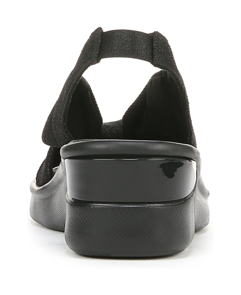 LifeStride Women's Serenade Washable Slingback Wedge Sandals