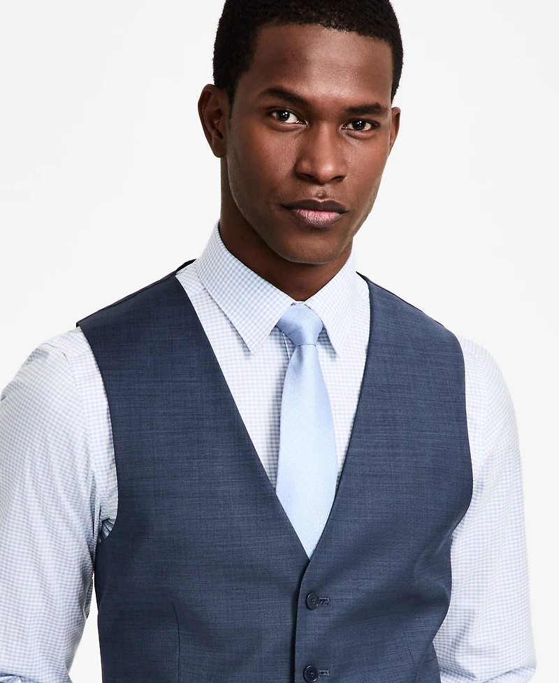 Calvin Klein Men's Slim-Fit Wool Blend Infinite Stretch Suit Vest