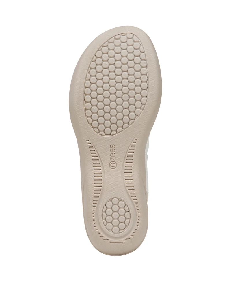 LifeStride Women's Cheerful Washable Peep Toe Slingback Sandals