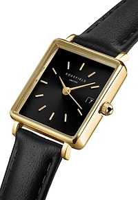 Rosefield Boxy Xs Women's Leather Watch 24mm