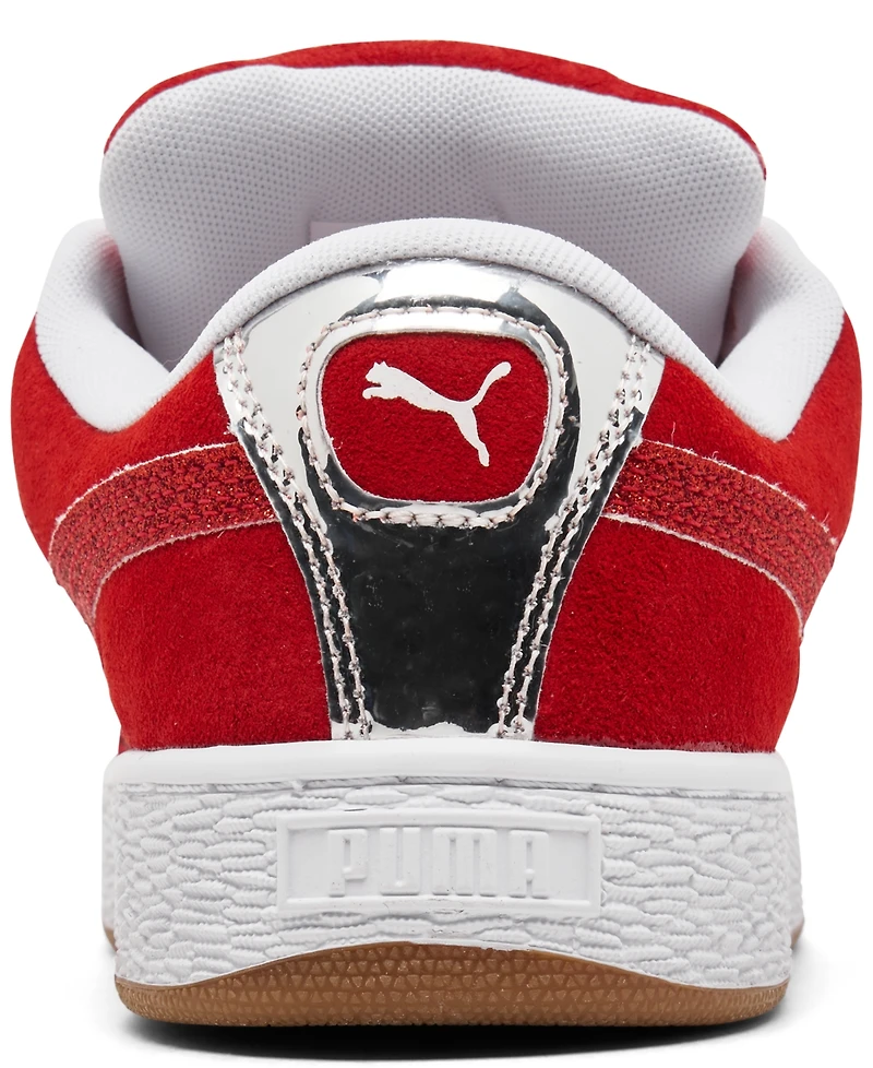 Puma Big Girls' Suede Xl Glitz Skate Casual Sneakers from Finish Line