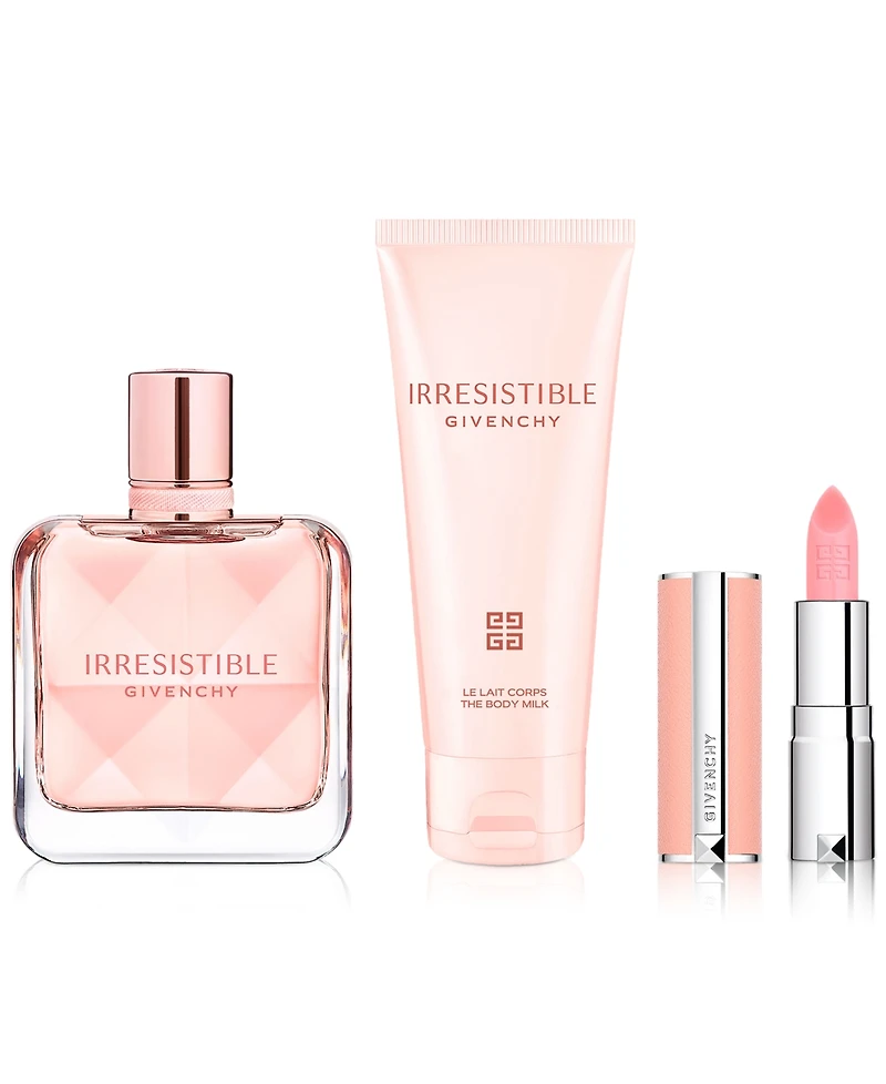Givenchy 3-Pc. Irresistible Eau de Parfum & Rose Perfecto Lip Balm Gift Set, Created for Macy's