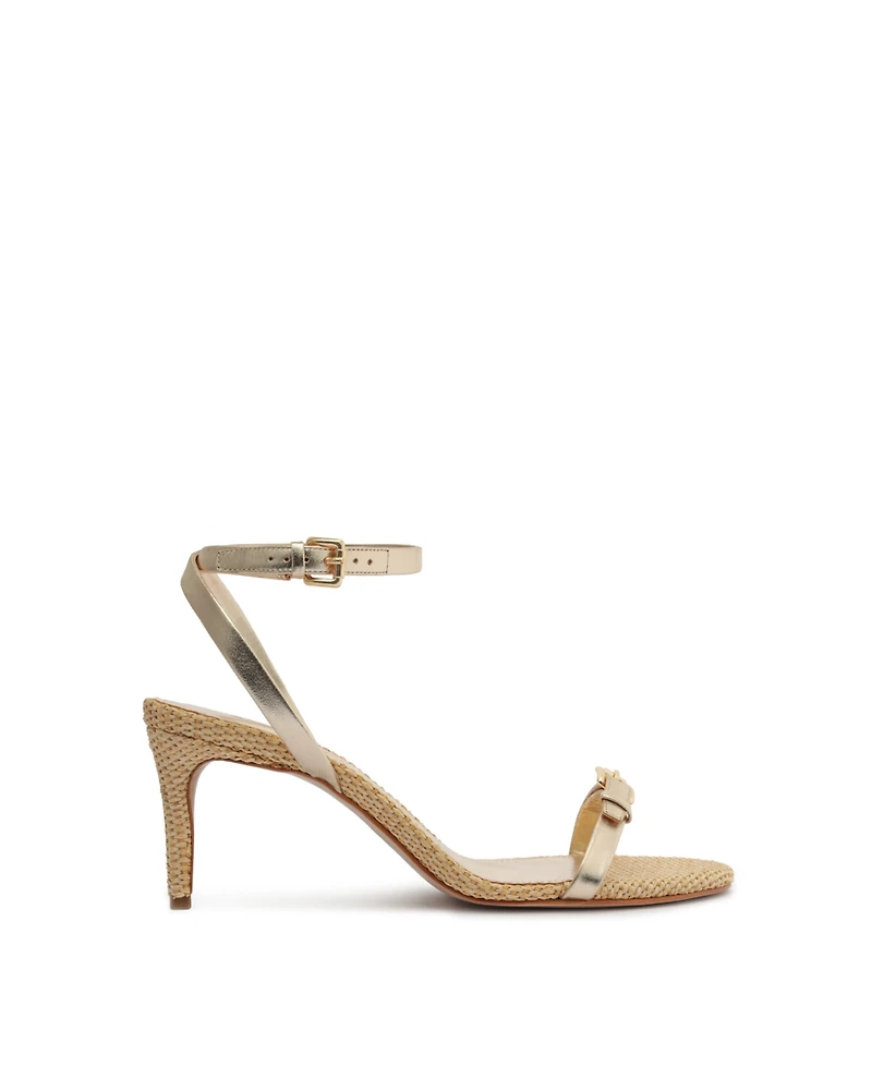 Schutz Women's Aurora Mid Heel Dress Sandals