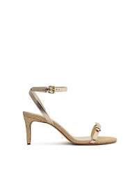 Schutz Women's Aurora Mid Heel Dress Sandals