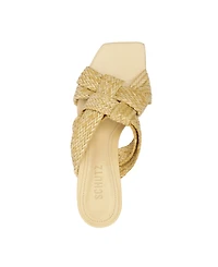 Schutz Women's Kali Kitten Heel Sandals