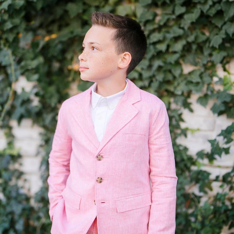 Hope & Henry Toddler Boys Heirloom Linen Suit Pant