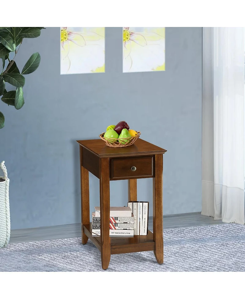 Smart-Looking Side Table Stylish and Functional Accent for Living Room or Bedroom