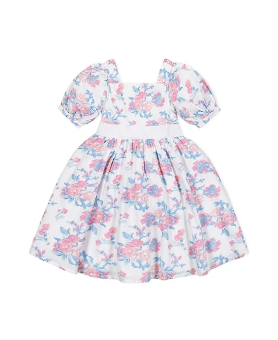 Hope & Henry Big Girls Heirloom Short Sleeve Puff Party Dress