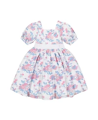 Hope & Henry Big Girls Heirloom Short Sleeve Puff Party Dress