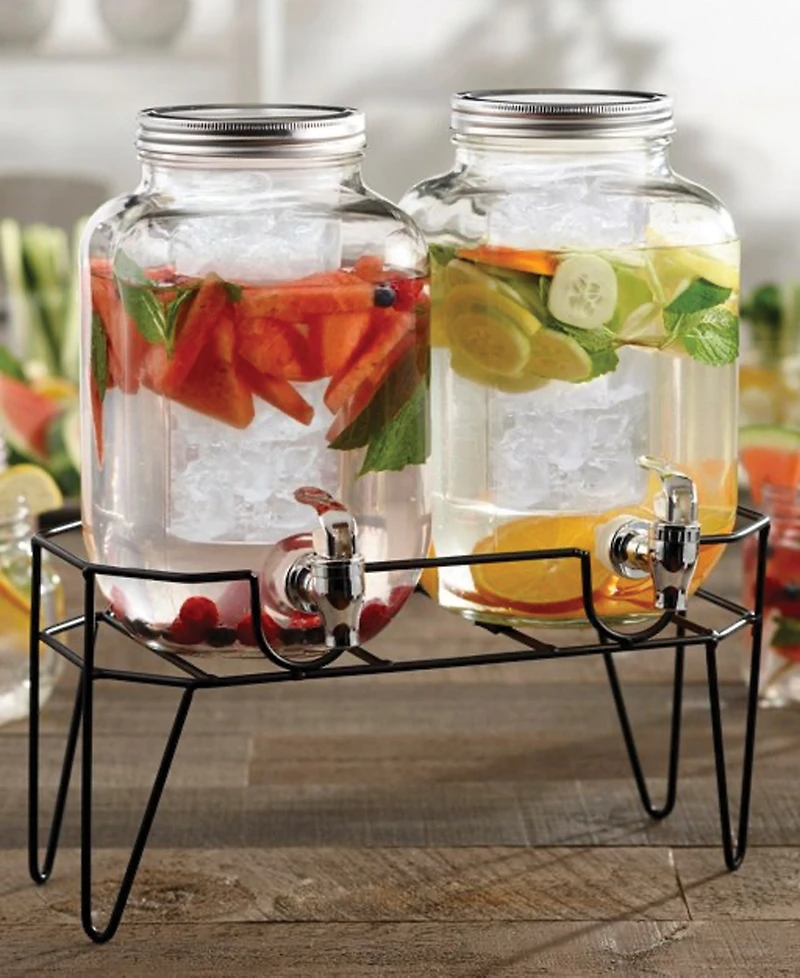 Style Setter Clifford Dispensers with Infuser Stand, Set of 2