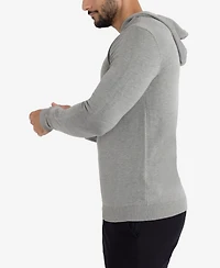 X-Ray Men's Basic Hooded Midweight Sweater