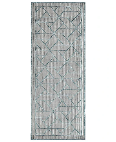 Liora Manne' Carmel Pyramid 1'11"x4'11" Runner Area Rug