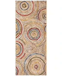Liora Manne' Esencia Basket Circles 1'11"x4'11" Runner Area Rug