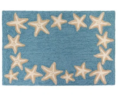 Liora Manne Capri Starfish Border Rug Collection