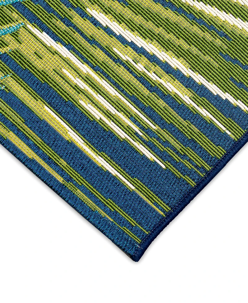Liora Manne' Marina Palm Border 3'3"x4'11" Area Rug