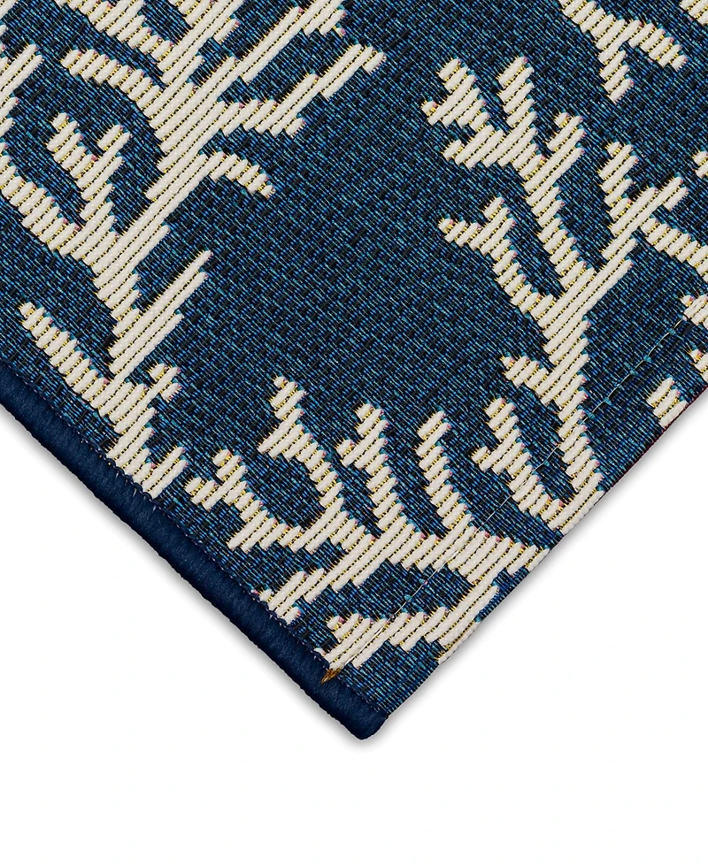 Liora Manne' Esencia Coral Edge 1'11"x4'11" Runner Area Rug