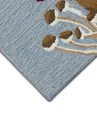 Liora Manne' Frontporch Welcome Gnome 2'x5' Runner Area Rug