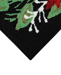 Liora Manne' Frontporch Merry Christmas 2'6"x4' Area Rug