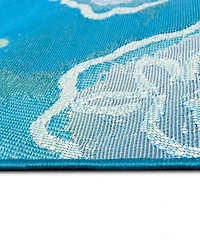 Liora Manne' Marina Jelly Fish 3'3"x4'11" Area Rug