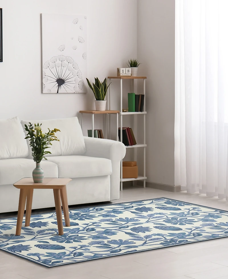 Liora Manne' Capri Floral Vine 2'x3' Area Rug