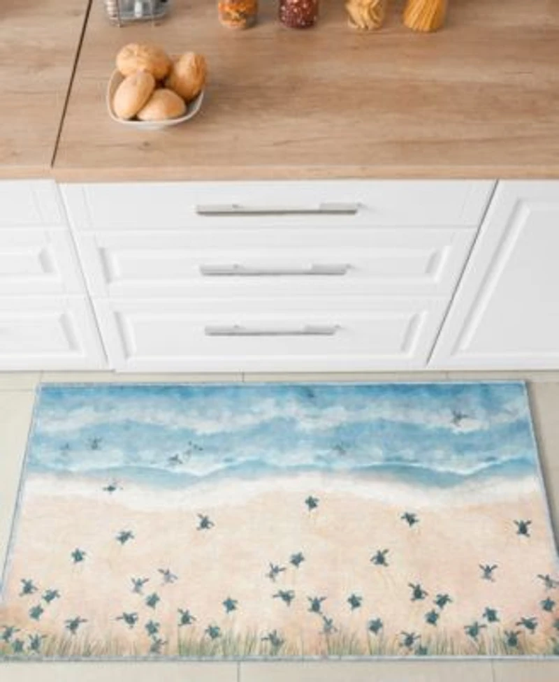 Liora Manne Impressions Seaturtles Beach Rug Collection