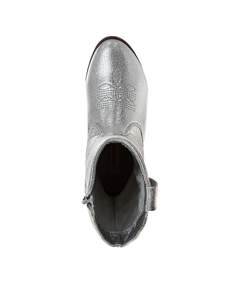 Kensie Girl Little Kids and Big Kids Metallic Cowgirl Boots