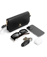 Nine West Women's Lockup 9 Phone Crossbody Wallet