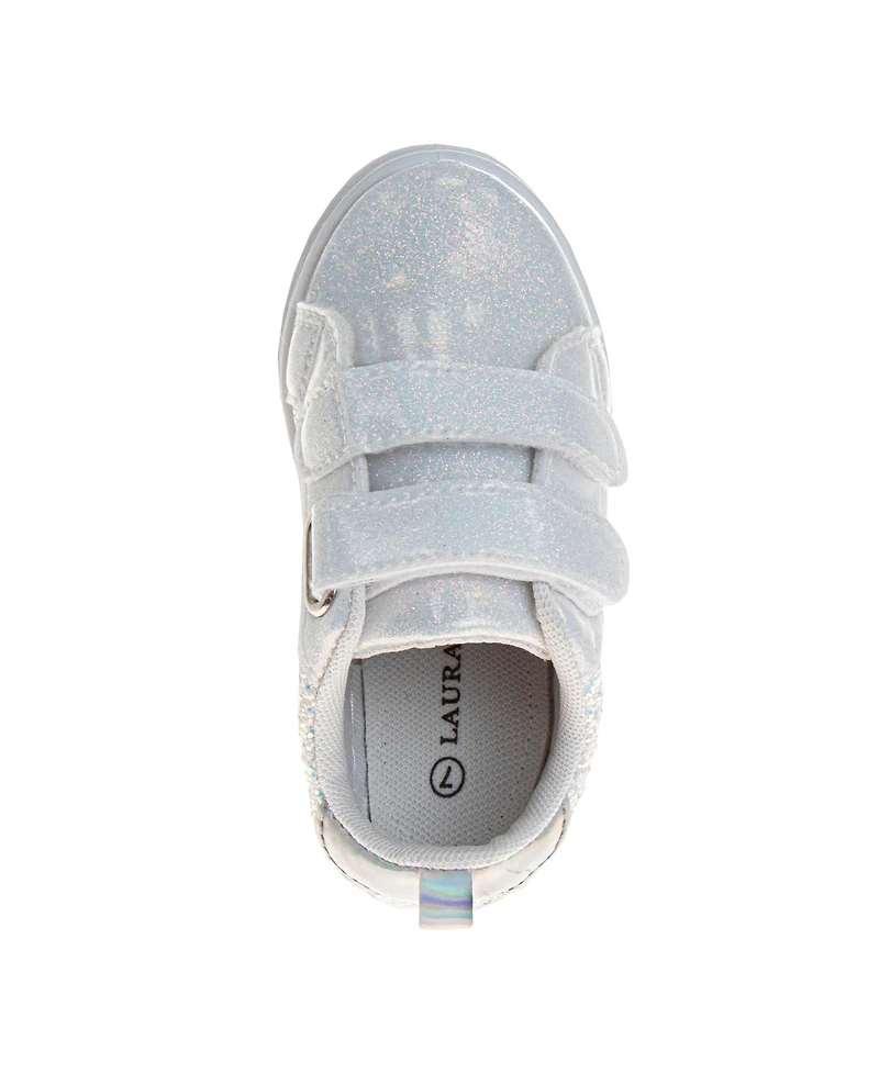 Laura Ashley Toddler Girls Hook and Loop Sneakers