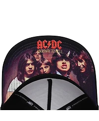 Lids Men's Black Ac/Dc North American Tour 1979 A-Frame Adjustable Hat