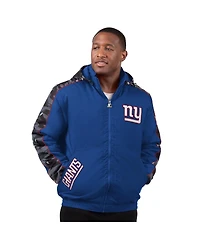Starter Men's Royal New York Giants Thursday Night Gridiron Full-Zip Jacket