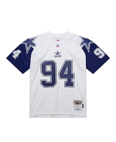 Mitchell & Ness Men's Charles Haley White/Navy Dallas Cowboys 1994 Alternate Legacy Replica Jersey