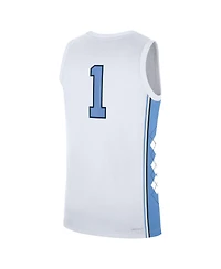 Jordan Men's White North Carolina Tar Heels Home Replica Basketball Jersey