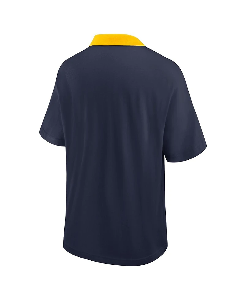 Nike Men's Navy Michigan Wolverines Legacy Jersey Club Polo