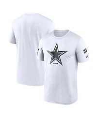 Nike Men's White Dallas Cowboys 2024 Salute To Service Legend Performance T-Shirt