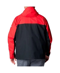 Columbia Men's Scarlet Ohio State Buckeyes Big Tall Field Bound Omni-Tech Full-Zip Jacket