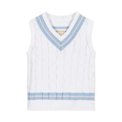 Hope & Henry Baby Boys V-Neck Cricket Sweater Vest