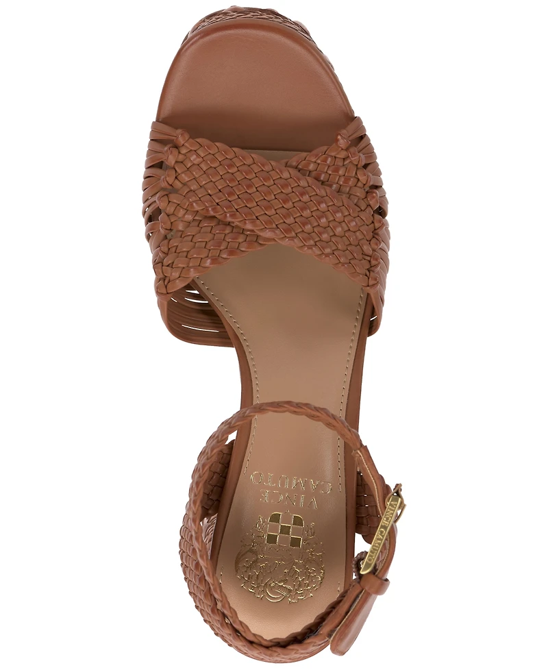 Vince Camuto Women's Pessa Woven Platform Dress Sandals