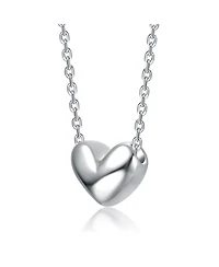 GiGiGirl Minimalist Heart Pendant Necklace in White Gold Plated, 14K Gold Plated, or 18K Rose Gold Plated