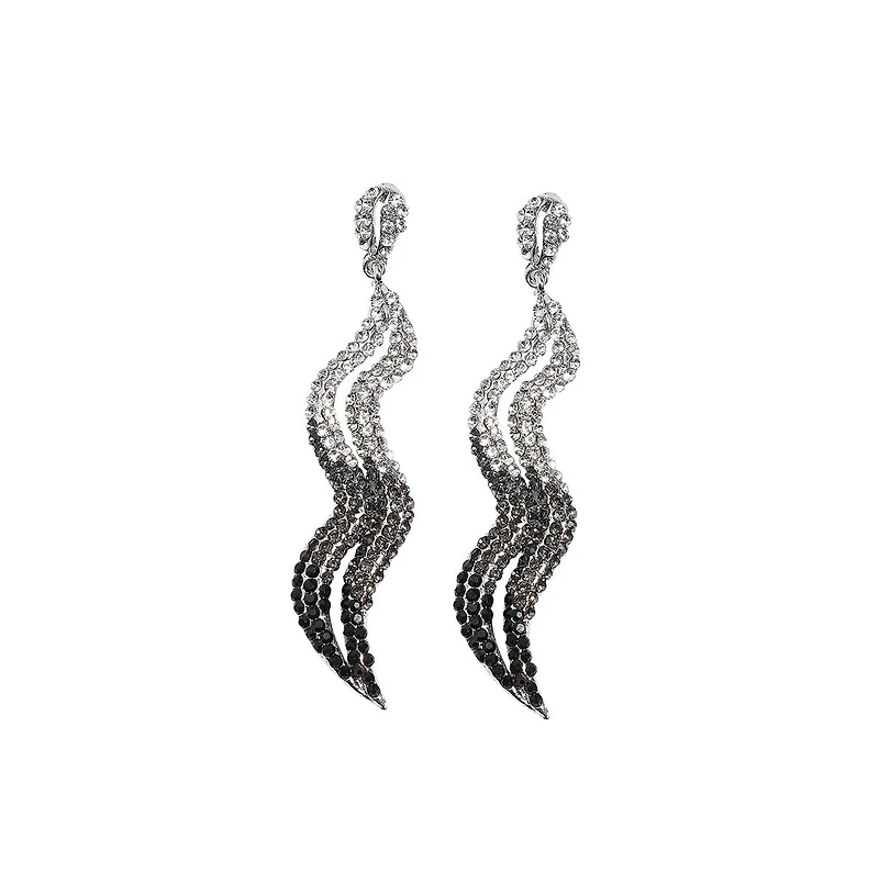 Ombre Swirl Drop Earrings