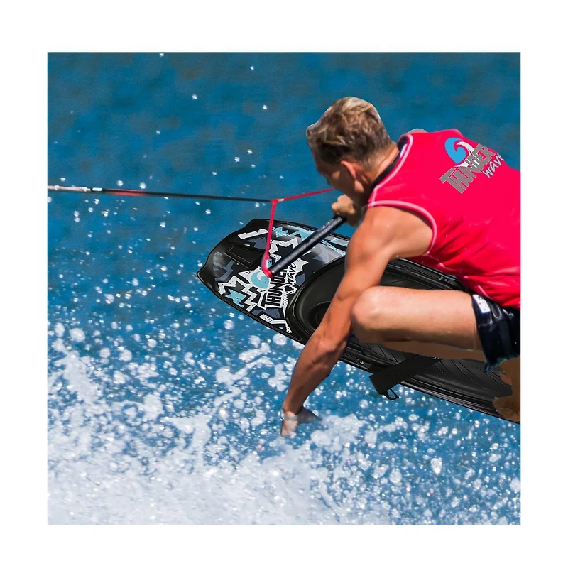 SereneLife Thunder Wave Water Sport Knee-Board With Stable Platform Base